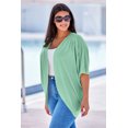 thumbnail image 3 of Plus Size Ribbed Cocoon Cover Up, 3 of 3