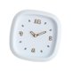 thumbnail image 5 of Reloj de pared cuadrado con movimiento silencioso, adorno estético, relojes de pared decorativos para Blanco, 5 of 9