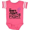 thumbnail image 3 of Inktastic My Mimi's Fight is My Fight Breast Cancer Awareness Boys or Girls Baby Bodysuit, 3 of 5