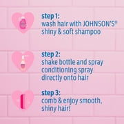 Johnsons Shiny & Soft Kids Shampoo, Argan Oil, 13.6 fl. oz