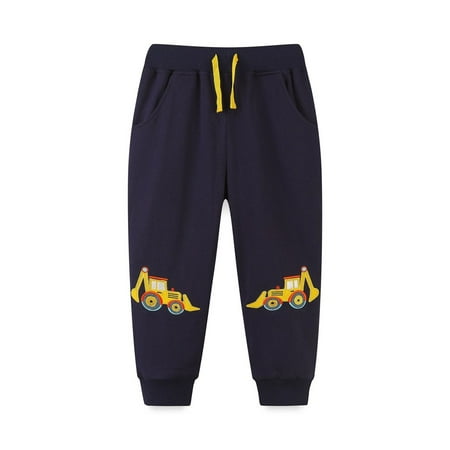 

Toddler Kids Boys Sweatpants Printed Funny Elastic Waisted Drawstring Active Jogger Pants Casual Loose Comfy Athletic Sports Pants