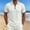 White, variant on Daiosportswear Men'S Zip Polo Shirts Short Sleeve Lightweight Top Textured Summer Slim Fit Beach Golf Polo Shirts White XL(XL)