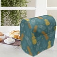 thumbnail image 3 of Teal Green Stand Mixer Cover, Tropic Fruit Pattern of Exotic Pineapples and Stars Modern Summer, Kitchen Appliance Organizer Bag Cover with Pockets, 5 Quarts, Teal Apricot Pale Orange, by Ambesonne, 3 of 4