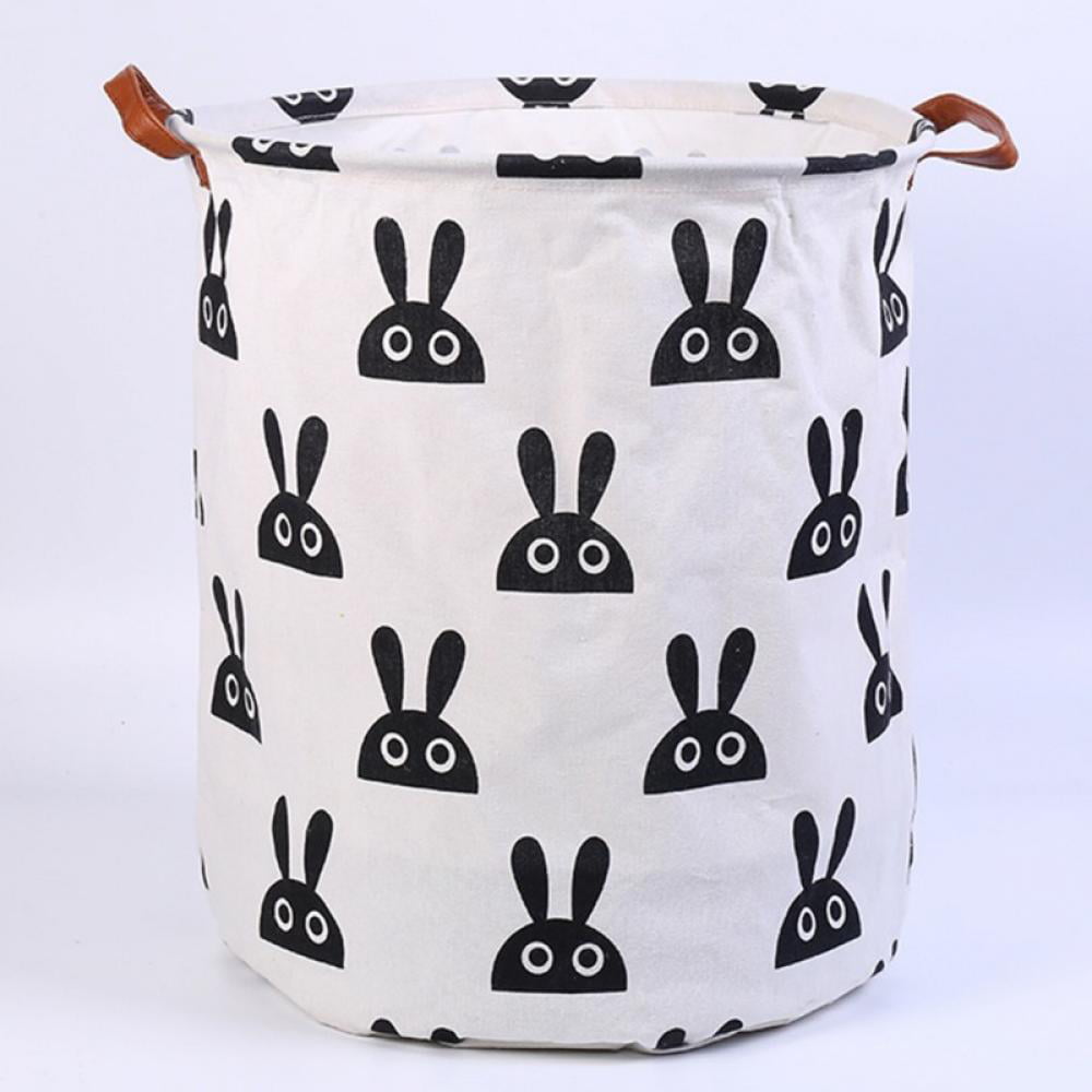 50cm Unicorn Laundry Basket Large Cotton Linen Clothing Storage Toy Organizer 