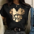 thumbnail image 2 of Disney Gold Micky Head Women's Casual 100% Cotton T-shirt Mickey Mouse High-Quality Print Fashion Top Cartoon Free Shipping2XL Gao Jinjia LED, 2 of 2