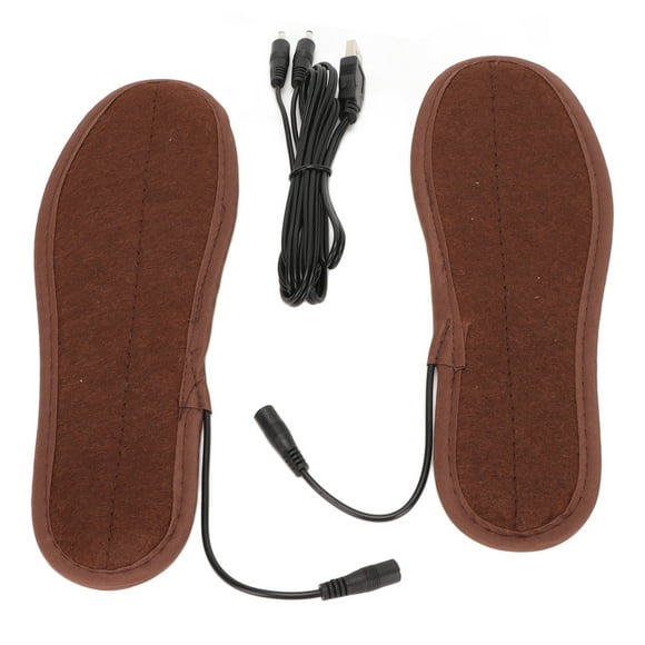 Almohadillas calefactoras para zapatos, 2 piezas Insertos calefactores para zapatos Plantillas calefactoras eléctricas Insertos calefactores para zapatos Máxima confiabilidad