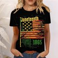 thumbnail image 2 of WREESH Womens Summer Graphic T-Shirt Lightweight Breathable Short Sleeve Casual Tee Soft Cotton Basic Top, 2 of 5