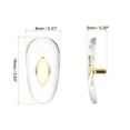thumbnail image 2 of Eyeglass Nose Pad Anti-Slip Glasses Nose Grips for Plastic Frames Gold, 2 of 7