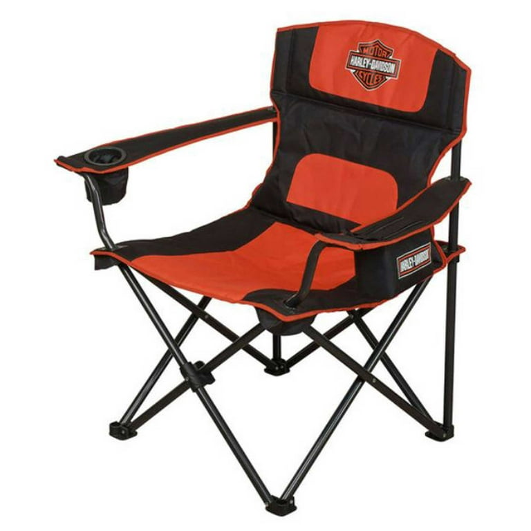 Harley-Davidson Bar & Shield Deluxe Folding Chairs w/ Bags SET of