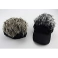 thumbnail image 4 of Ludlz Unisex Adjustable Visor Sun Cap with Fake Hair Wig Baseball Cap Golf Hats, 4 of 7