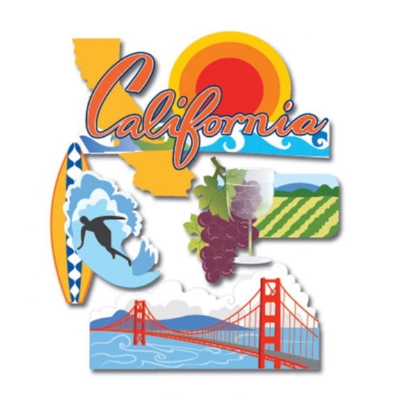 Jolee's Boutique Autocollant Dimensionnel - Californie
