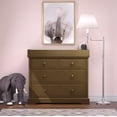 thumbnail image 2 of Child Craft Universal Changing Table Topper, Converts Dresser to Changing Surface, Secure Fit, Cocoa Bean Brown, 2 of 9