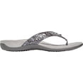 thumbnail image 2 of Women's Vionic Lucia Thong Sandal Slate Grey Snake Skin Synthetic 9.5 W, 2 of 4