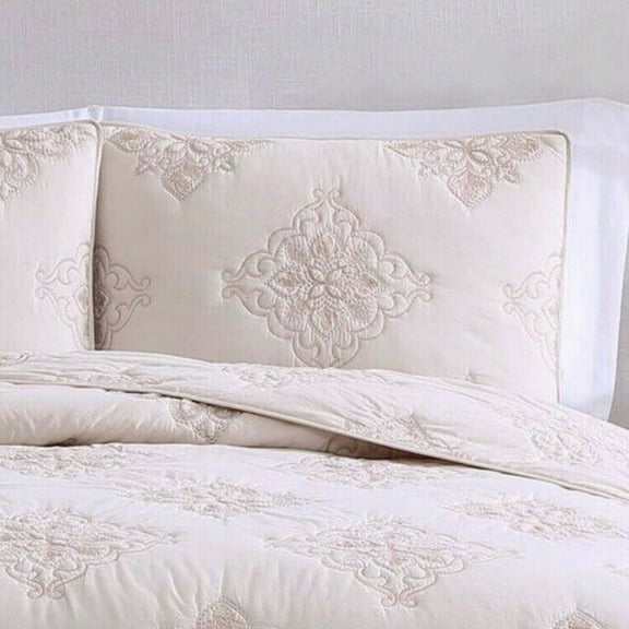 Croscill Amira Soft Pink Standard Size Sham : 26" x 20" Cotton Polyester : Machine Washable