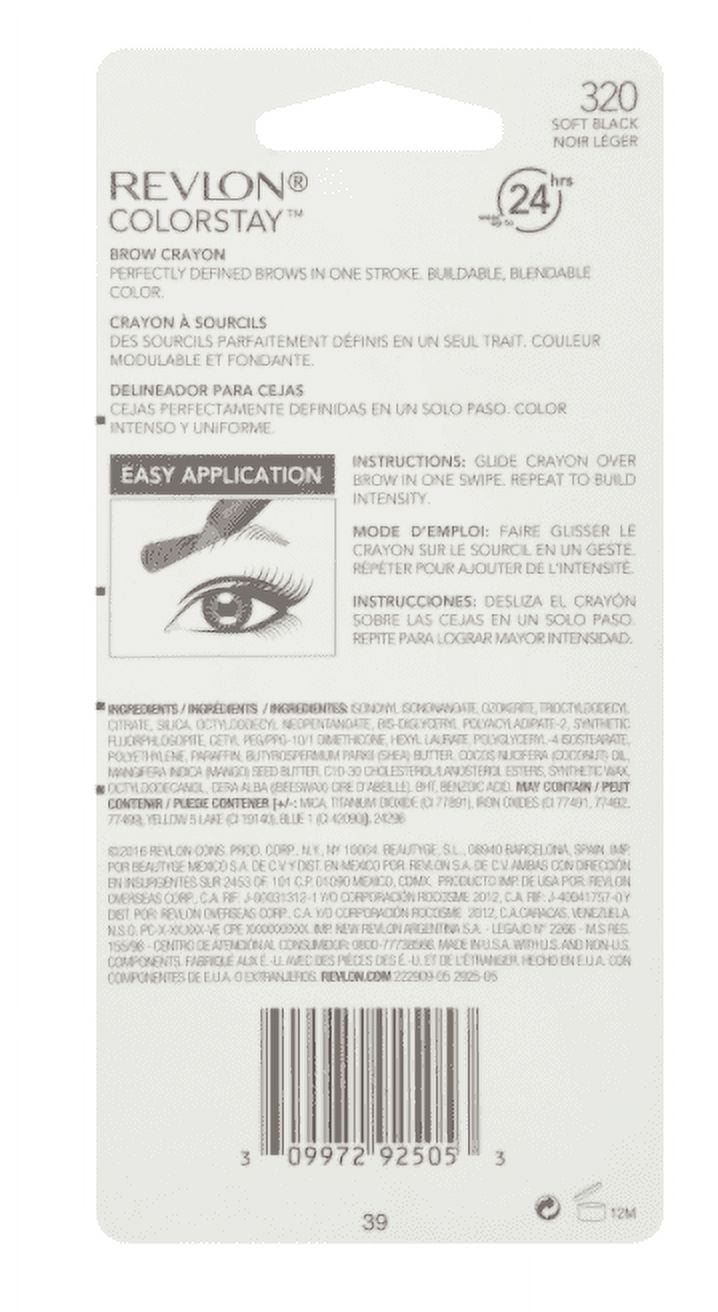 Revlon ColorStay™ Brow Crayon - Soft Black