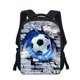 thumbnail image 1 of Backpack Football Pattern Vital Backpack Student Lightweight Practical Children School Bags Plush Kids Backpack Schoolbag Рюкзак, 1 of 1