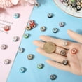 thumbnail image 3 of 200PCS 10 Colors 12mm European Large Hole Beads Rhinestone Large Hole Beads Glass Spacers Diamond Colorful Rondelle Hair Beads for Jewelry Making Beads Beadable Pens DIY Bracelet, 3 of 5