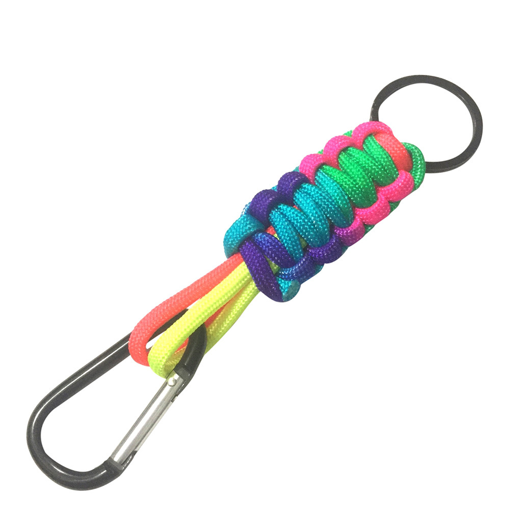 Ideal Aluminum Carabiner DRing Key Chain Keychain Clip Hook Outdoor