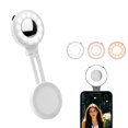 thumbnail image 1 of Magnetic Selfie Ring Light，Adjustable 4-Mode LED Built-in Mirror for MagSafe IPhone，Rechargeable Fill Light & Phone Stand for Video Recording Vlogs, 1 of 10