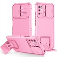 thumbnail image 1 of For Xiaomi POCO M3 Pro Case Slide Camera Shockproof Armor Stand Phone Case For Poco M 3 M3 Pro Pocophone M3Pro PocoM3 Back Cover pink For Poco M3, 1 of 6