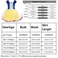 thumbnail image 3 of Jurebecia Girls Princess Dress Toddler Royal Storybook up Kids Puffed Sleeves & Tulle Skirt Birthday Party Costume Tulle Skirt 2-3 Years, 3 of 13