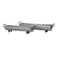 thumbnail image 1 of IMAX Corporation Christina 2 Piece Shallow Planter Set in Gray, 1 of 1