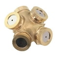thumbnail image 3 of RichLink Adjustable Brass Misting Nozzle, Garden Sprinkler Irrigation System, 1-4 Holes, M14 Thread, 2-4.5Kg Pressure, 1-3M Spray Diameter, Cooling & Watering,4 Holes, 3 of 10