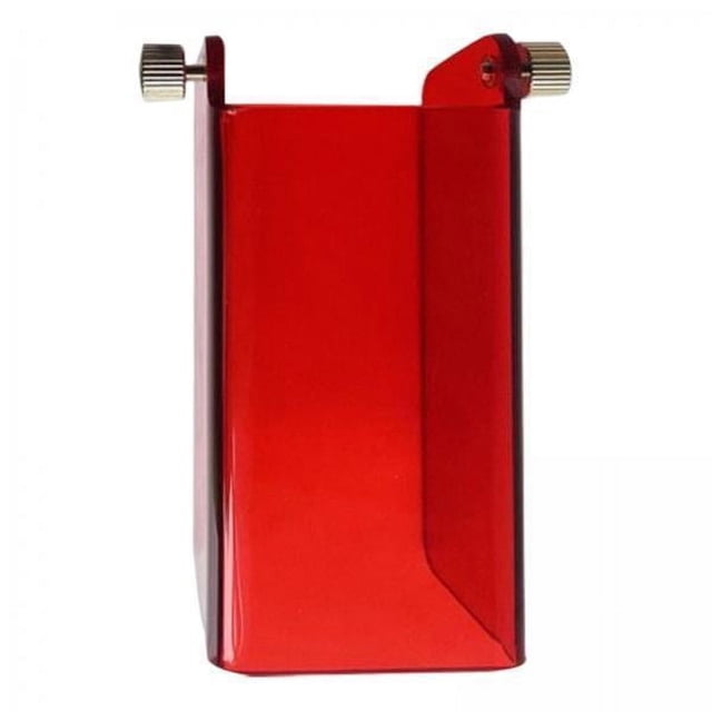 6x Escudo De Protección Portátil Protección Completa Duradera Para Máquina Grabadora 40 Mm Rojo