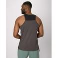 thumbnail image 4 of Hanes Moves Men's Air Mesh Tank Grey Encore/Black XL, 4 of 11