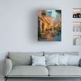 thumbnail image 2 of Trademark Fine Art Haixia Liu Cafe Van Gogh 2008 Arles France Canvas Wall Art - 18x24, 2 of 5
