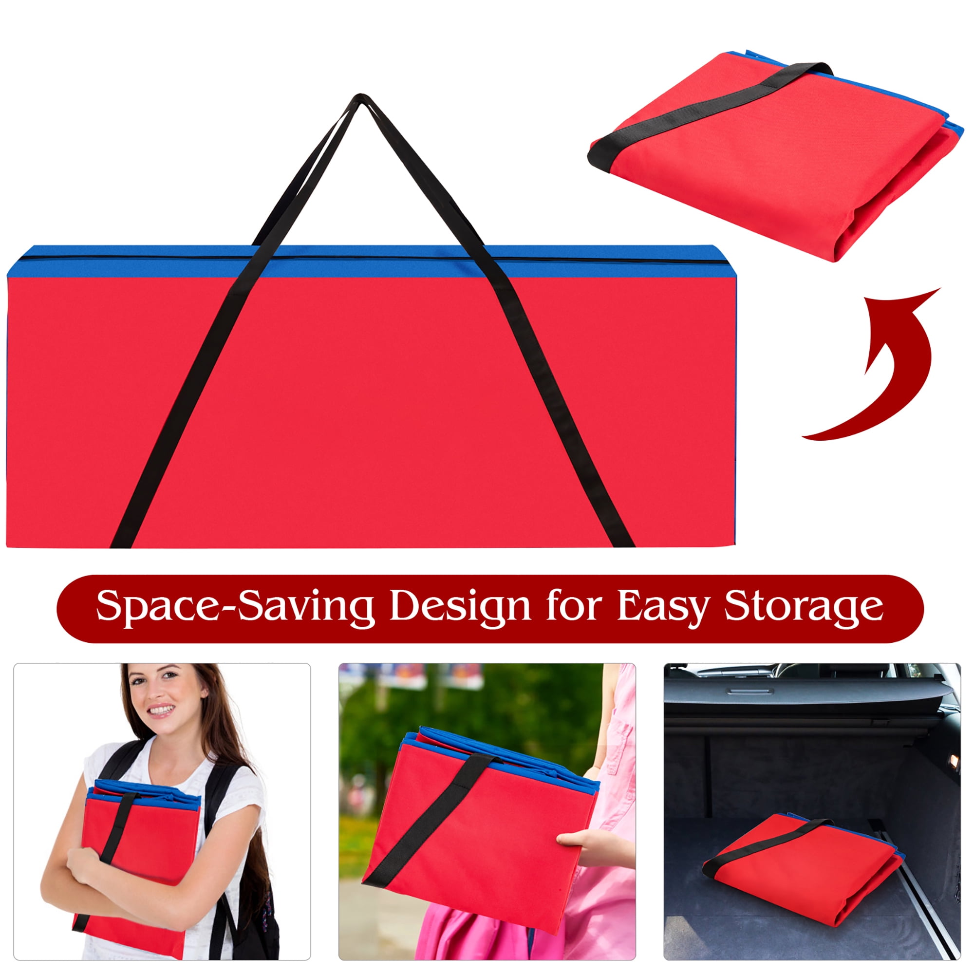 Costway Giant 4 in A Row Storage Bag Carrying Bag for Jumbo 4-to-Score Game Set Only Bag
