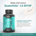 thumbnail image 4 of Naturalis Vegan L-5-MTHF 5mg (8300 mcg DFE) | Active Folate for Prenatal & Methylation Support | Vegan, Non-GMO, Soy & Gluten Free | 60 Softgels, 4 of 8