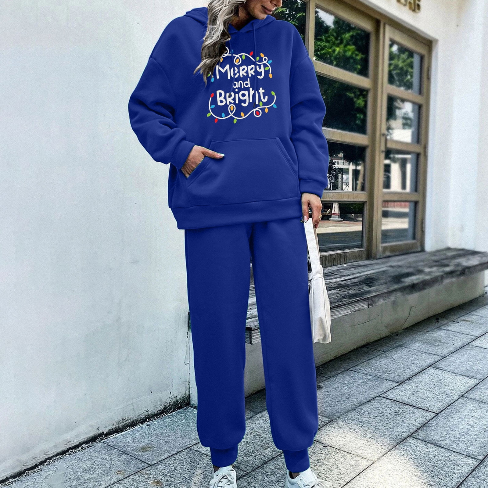Womens Set Hoodies Christmas Tracksuit Piece Jordan Ubuy
