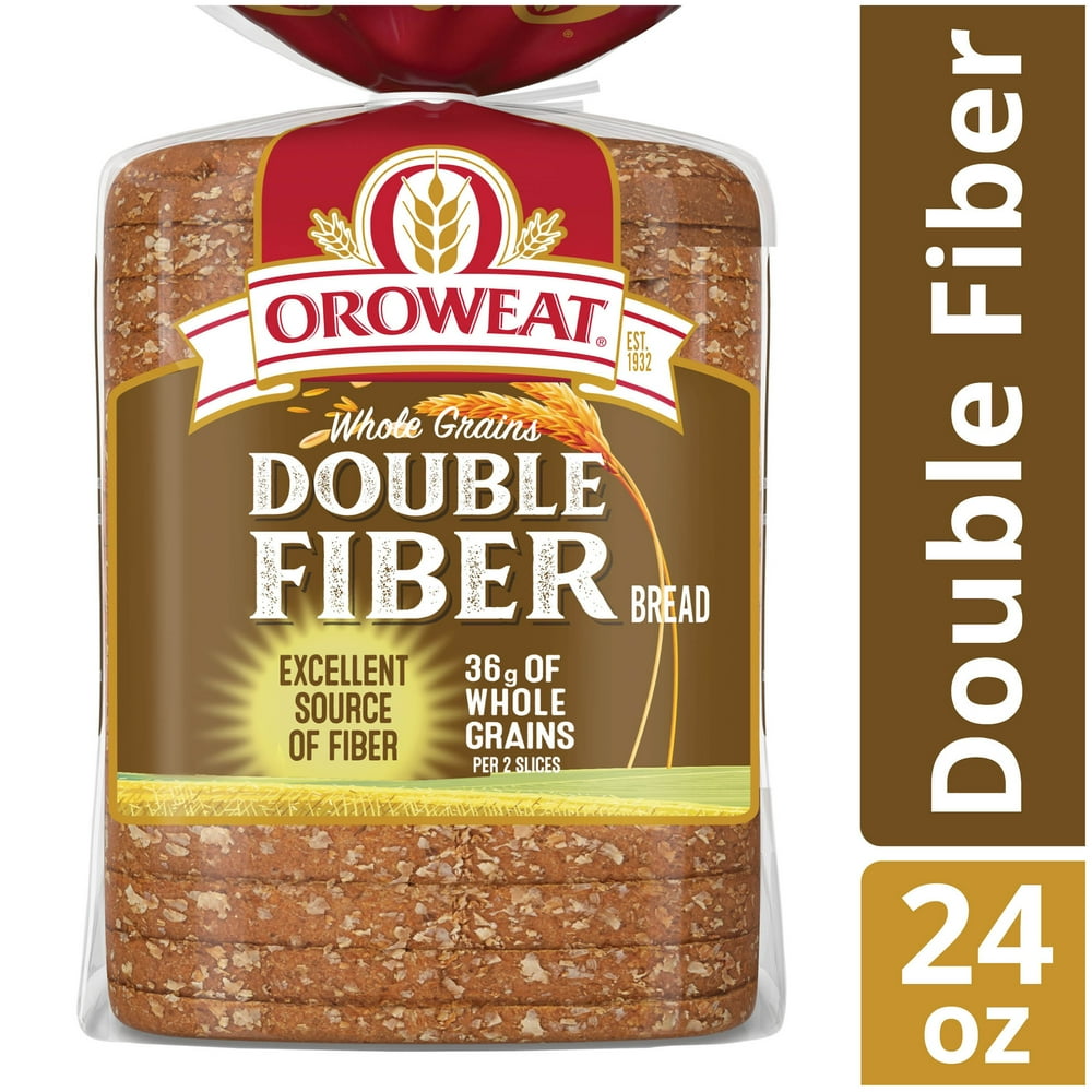Oroweat Double Fiber Bread, Baked with Simple Ingredients & Whole Wheat
