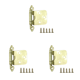 thumbnail image 1 of Bisagra Puerta Cierre Automático Con Tornillos Bisagras Resorte para Del (dorado), 1 of 4