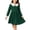 Army Green, variant on OGLCCG Girls Long Sleeve Princess Party Dress Peter Pan Collar A Line Corduroy Dress Kids Holiday Birthday Christmas Dress(Wine,7-8 Years)
