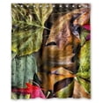 thumbnail image 1 of Cortina de Ducha ABPHQTO Impermeable de Muchas Hojas Coloridas 150x180 cm, 1 of 2