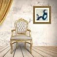 thumbnail image 3 of Vess, June Erica 12x12 Gold Ornate Wood Framed with Double Matting Museum Art Print Titled - Blue System I, 3 of 4