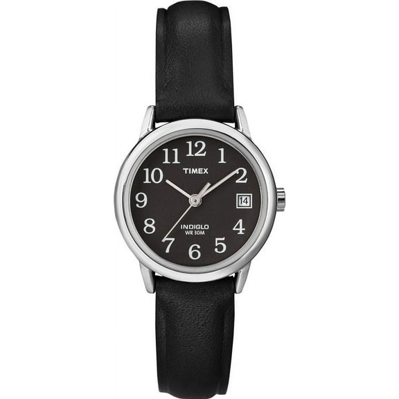 Men's Timex Easy Reader 18mm Leather Strap Watch T2N525