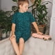thumbnail image 4 of Balery teal sparkling Conjunto de Pijama Infantil de Manga Corta con Estampado – Ropa de Dormir de Algodón Suave-X-Large, 4 of 6