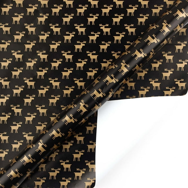 Sokhug Clearance Christmas Gift Paper Gift Paper Vintage Floral Paper Kraft Paper Wrapping Paper