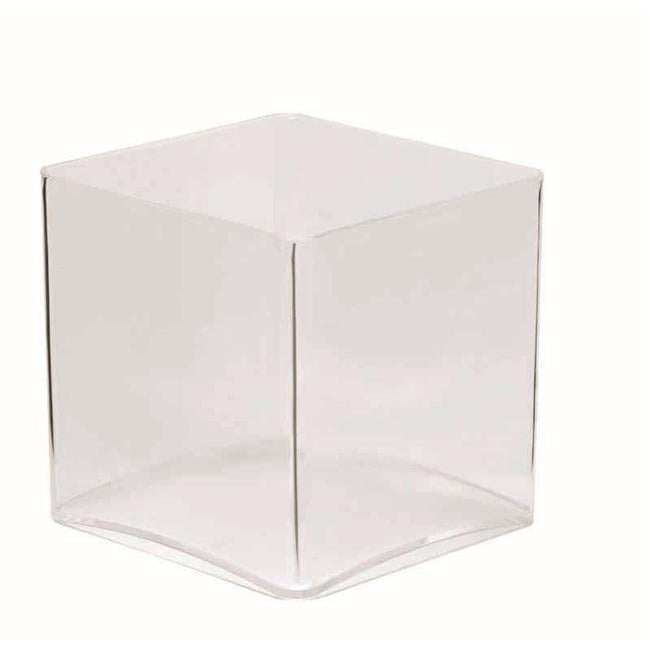 Clear Plastic Cube 1 Decoration