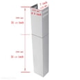 thumbnail image 2 of Extensión de campana extractora HTH HTHomeProd de acero inoxidable, 2 of 5