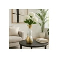 thumbnail image 4 of Elegant Twisted Ceramic Vase for Living Room and Home Decor Accent - Ideal for House Decor and Table Displays - Decorative Flower Vase for Entryway, Bedroom, or Office Desk - 16", Gold & Metallic, 4 of 13