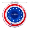 thumbnail image 3 of Coollooc 8.5 Inch Inflatable Beverage Cooler, 4th of July Party Ice Bucket – Pool Float Drink Holder for BBQ, Picnic, Outdoor Events – Portable, 3 of 9