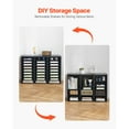 thumbnail image 6 of KFFKFF Document Divider, 27 Sections Office Postbox with Adjustable Racks, Timber Postbox Arranger Particle Board for Office, Home, Classroom Storage, Paper Organizer for Files, Documents, Black, 6 of 9