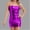 A1082 Purple, variant on Xdegoge Women Bodycon Mini Dress Off Shoulder Strapless Faux Leather Wet Look Tube Dress Flattering Chic Outfit for Party Club Night Out