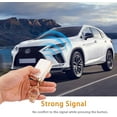 thumbnail image 4 of HAHDAXIA for Lexus Keychain Bling Gold White Key Fob Cover Soft TPU Full Protection Smart Key Fob Case Fit for Lexus RX is ES GS LS NX RS GX LX RC LC 2 3 4 Buttons Remote Smart Key Protector, 4 of 6