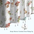 thumbnail image 6 of White Forest Fairy Pattern Shower Curtain 36"x72" ,Bathroom Decorative Shower Curtains Set with 12 Hooks,Modern Waterproof Washable Shower Curtain, 6 of 6