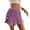 Purple, variant on Women's Summer Empire Waist Ruffle Tiered Pleated Mini Skirt Solid Color A Line Beach Cute Skirt Rave Mesh Long Sleeve Dress plus Size Hoop 3x And Dress Anime Clothes Skirts Two Black M